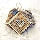 Handmade Paper - French Script Black