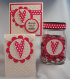 Hot Pink and White Mini Dot Rev Paper