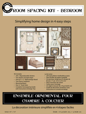 Room Planning & Decorating Kit - Bedroom