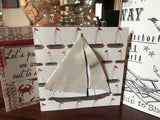 Ship to Shore: Sailboats on Ivory 12x12 Paper