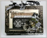 Black and Kraft Recipe Card Paper