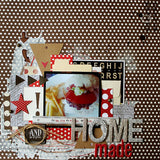 Chocolate and Ivory Dot Rev Paper