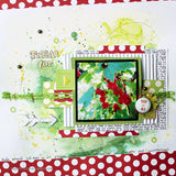 Red and White Dot Rev Paper