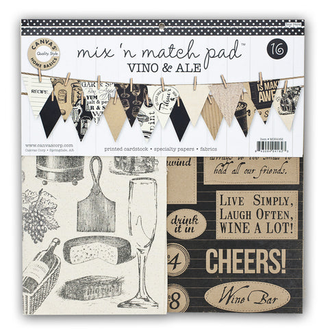 Mix & Match Pad- Vino & Ale