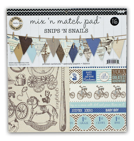 Mix & Match Pad - Snips & Snails