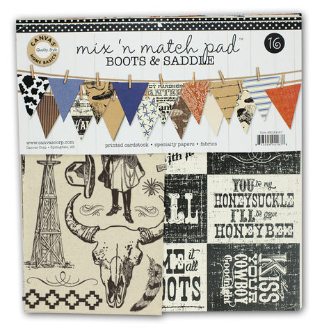 Mix & Match Pad - Boots & Saddle
