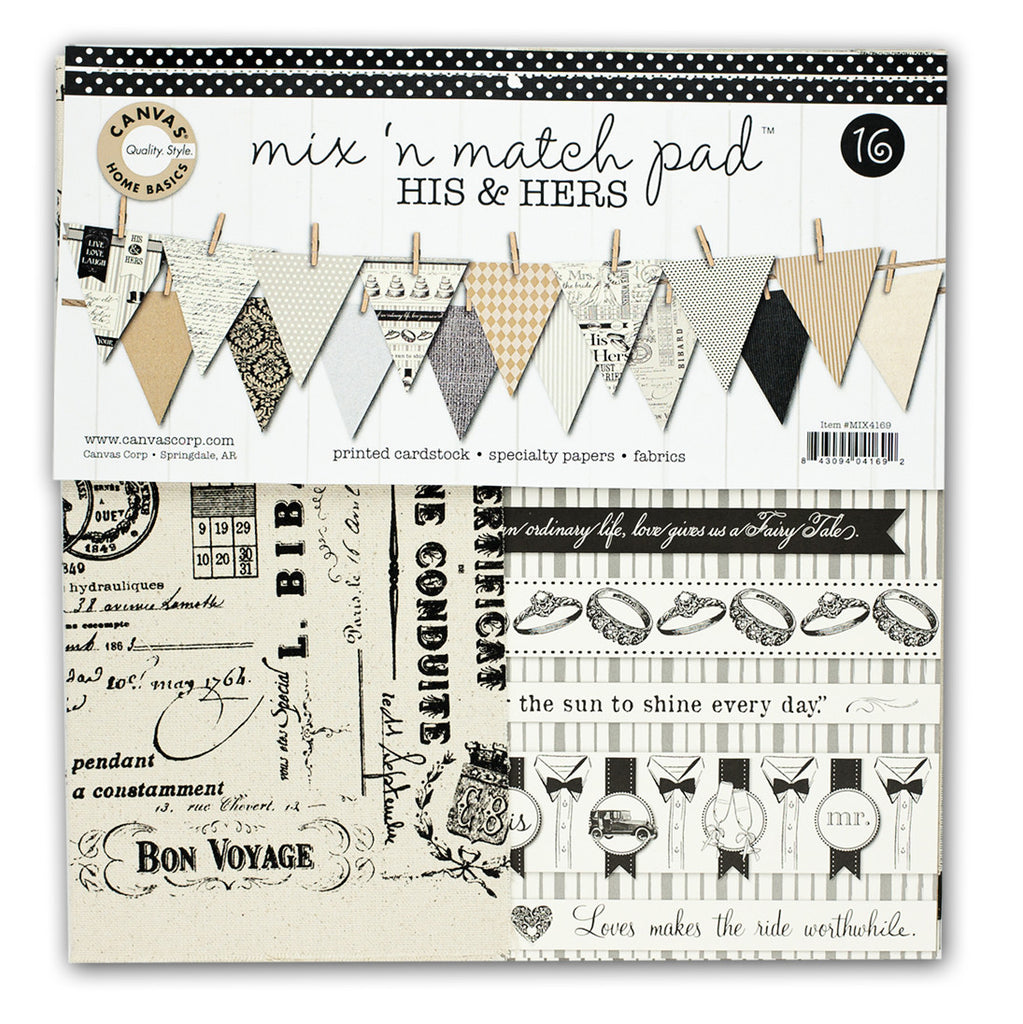 Mix and Match Pad: His and Hers