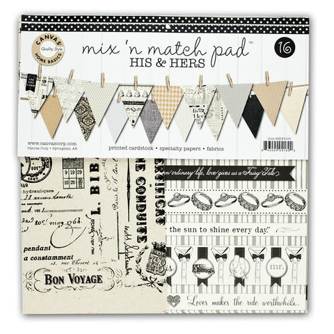 Mix and Match Pad: His and Hers