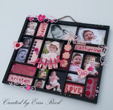 Burlap Fringe - Pink