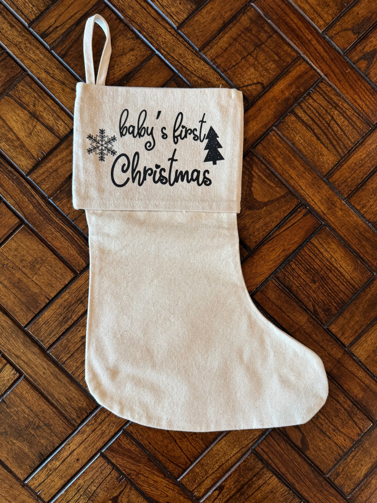 Baby's 1st Christmas Stocking