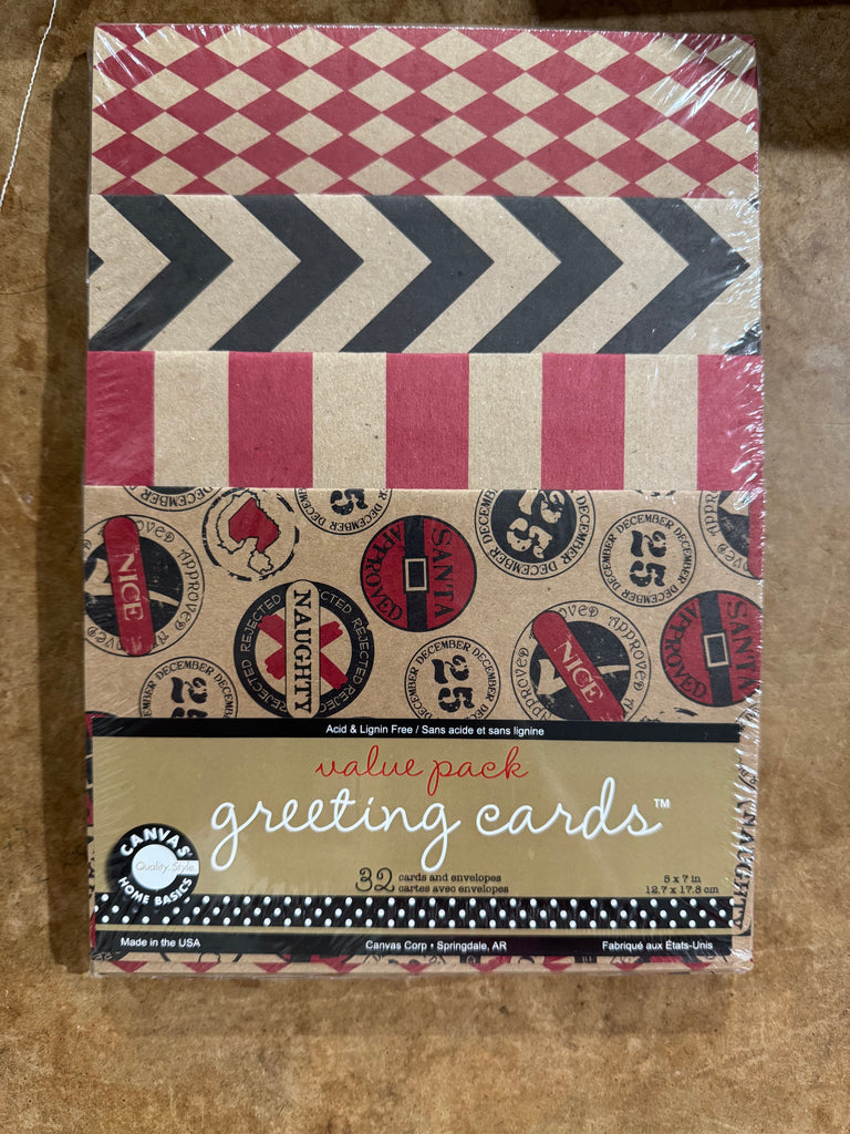 Christmas (Kraft) Greeting Cards