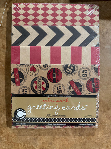 Christmas (Kraft) Greeting Cards