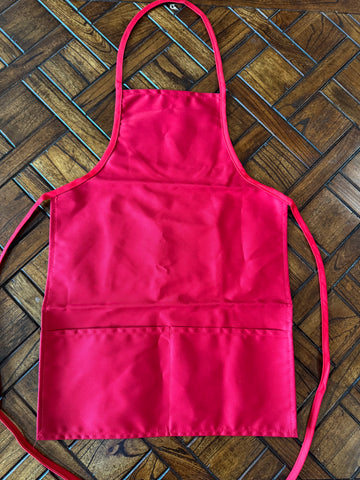 Red Jr. Chef's Apron - Youth