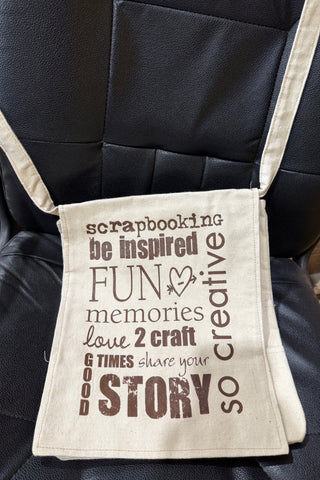 Scrapbooking Canvas Bag