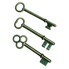 7gypsies Antique Silver Keys (Set of 3)