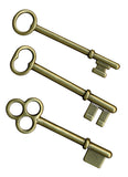 7gypsies Antique Gold Keys (Set of 3)