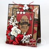 Farmhouse Christmas: Better Not Pout Tags on Kraft Paper