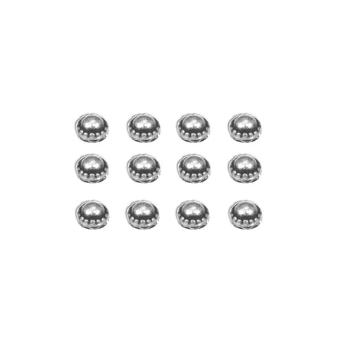 7gypsies Studs: Dome: Antique Silver