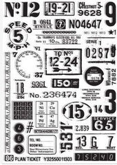 7gypsies Rubbings - Numbers