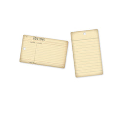 7gypsies Mini Recipe Cards Tags