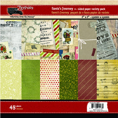 7gypsies Santa's Journey 6x6 Paper Pad