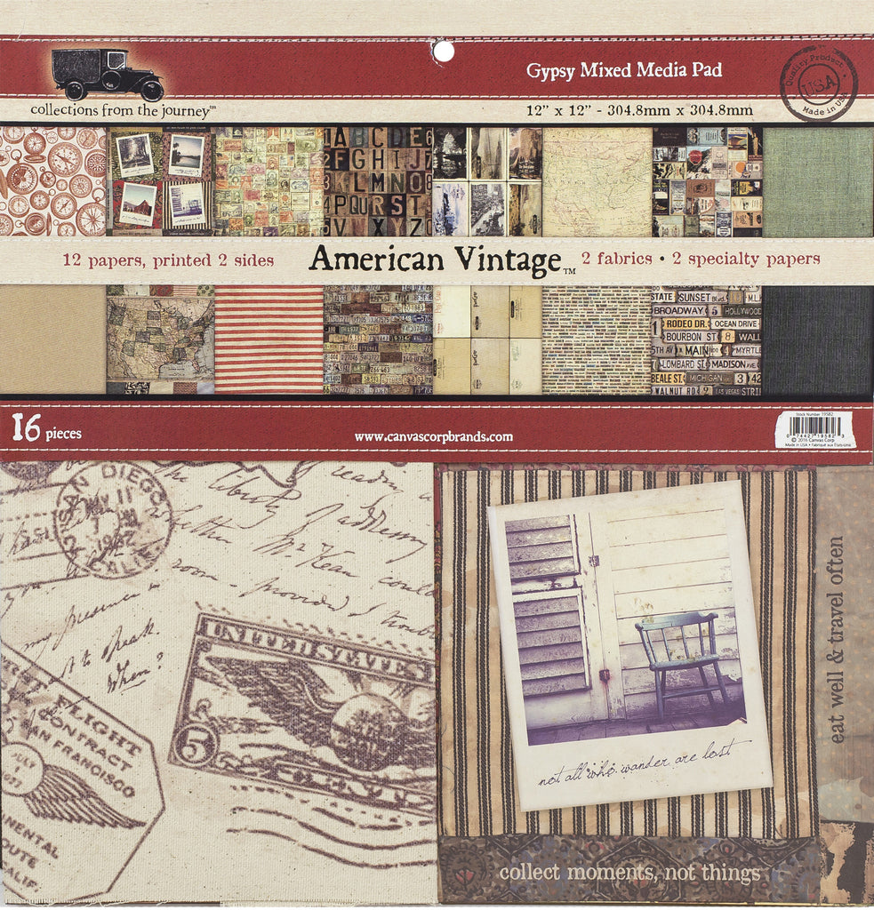 7gypsies Gypsy Mixed Media Pad - American Vintage