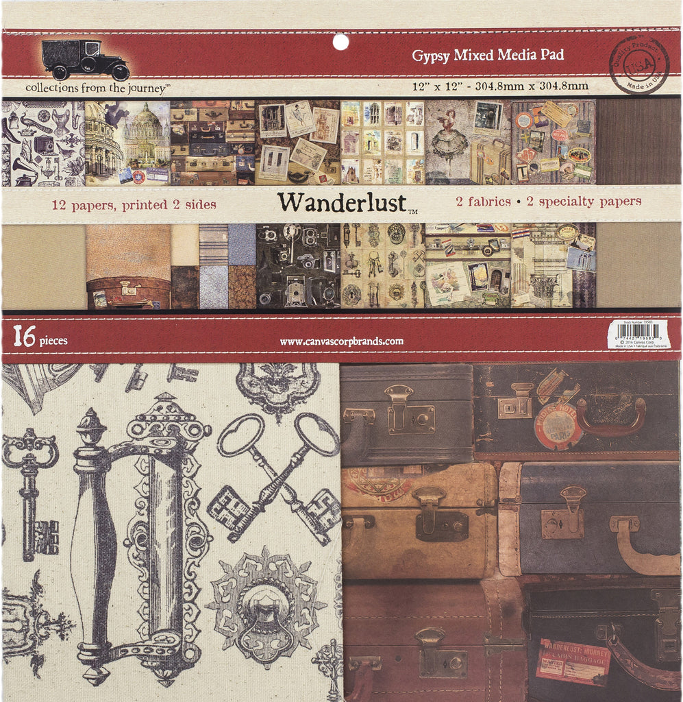 7gypsies Gypsy Mixed Media Pad - Wanderlust