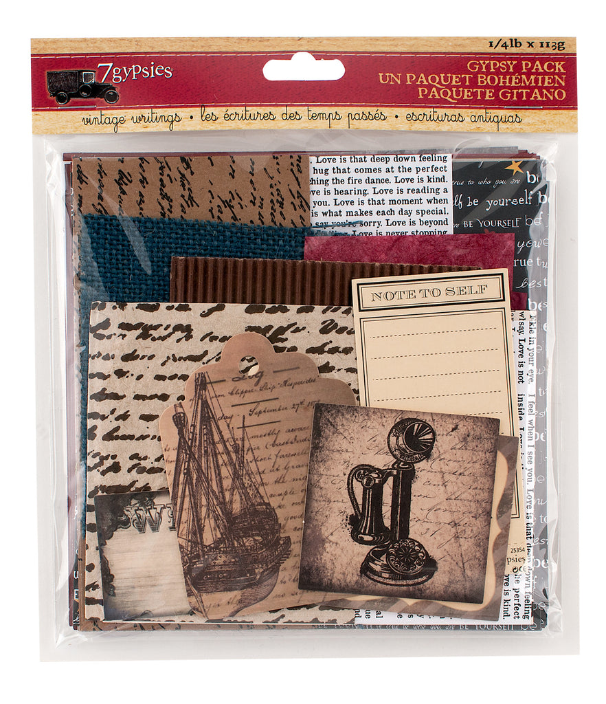 7gypsies Gypsy Pack: Vintage Writing