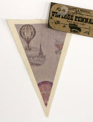 7gypsies Vintage Pennant - Hot Air Balloons