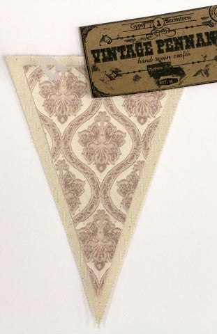 7gypsies Vintage Pennant - Damask