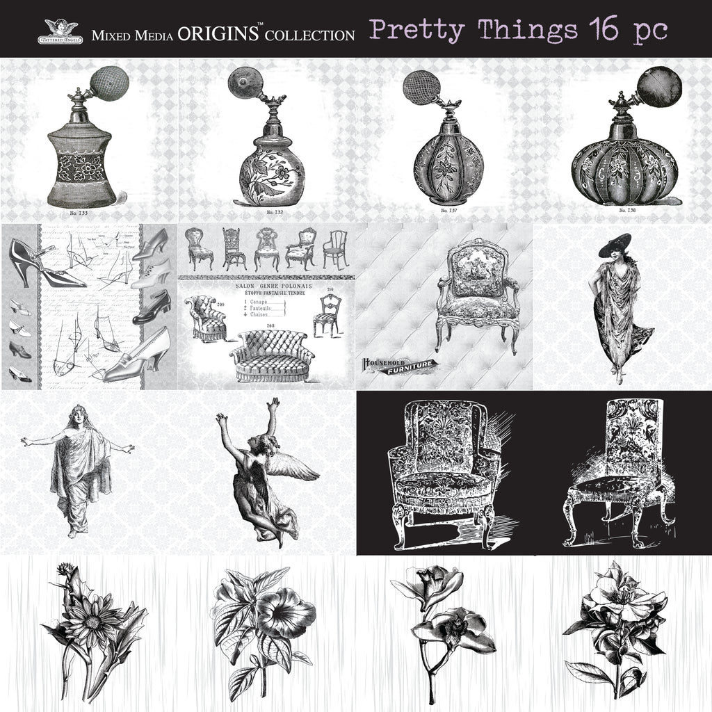 Mixed Media Mini Origins Art Collection - Pretty Things