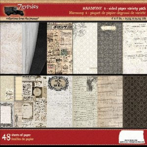 7gypsies Harmony:  6x6 Paper Pad