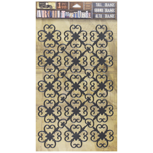 Architextures™ Tall Base - Rosettes – 1320LLC