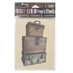 Architextures™ Treasures - Stacked Wicker Trunks