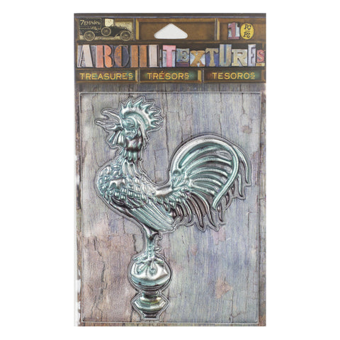 Architextures™ Treasures - Weathered Metal Rooster