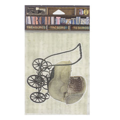 Architextures™ Treasures - Wicker Baby Carriage