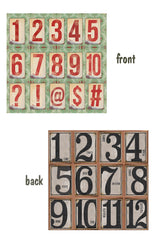 Architextures™ 12x12 Paper - Number Tags