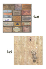 Architextures™ 12x12 Paper - Stenciled Crates