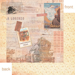 Architextures™ 12x12 Paper - Travel Habit