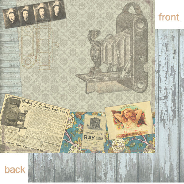 ティムホルツペーパー12インチ7gypsies紙モノ Tim Holtz Cardstock & Paper