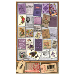 Architextures™ Salvage Ephemera - Violet (25pc)