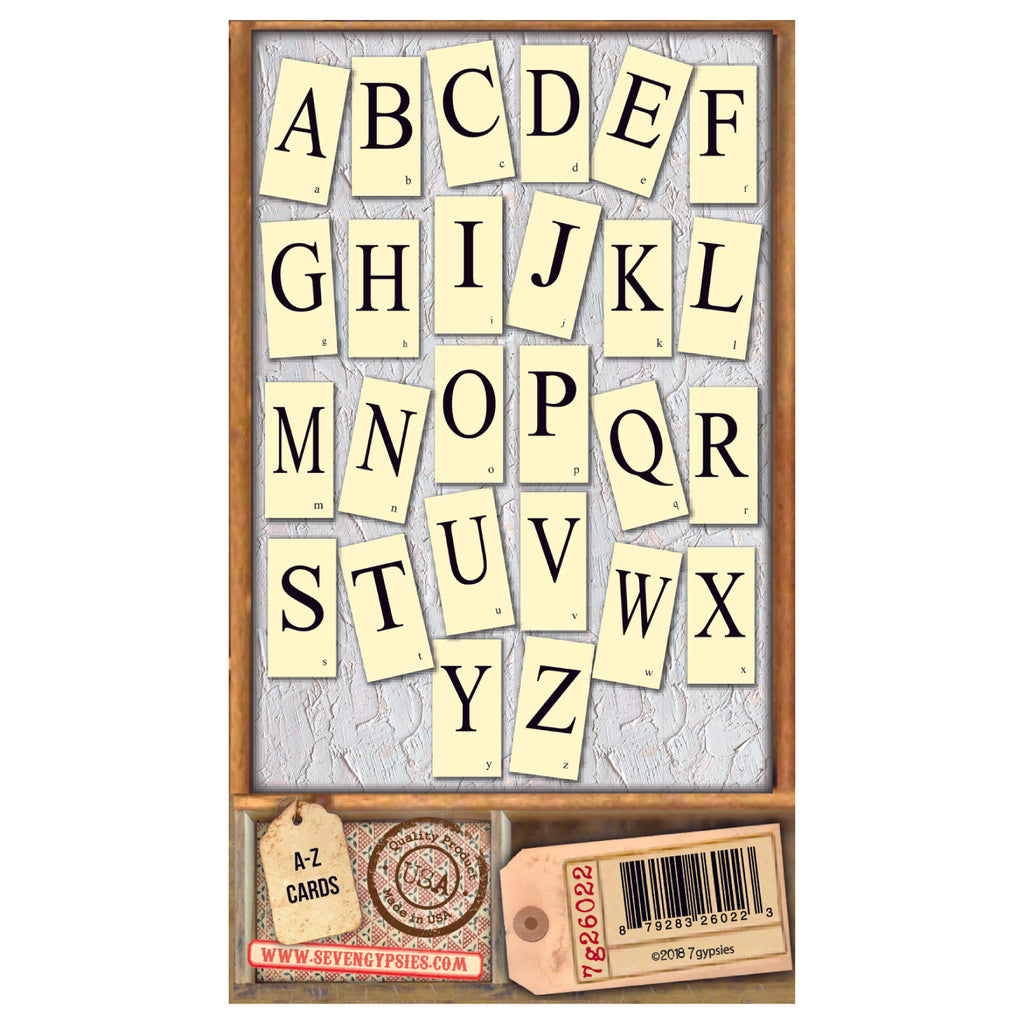 Architextures™ Flash Cards - Alphabet (26 pieces)