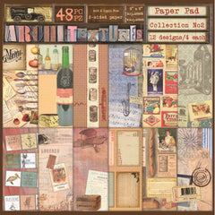 Architextures™ 8x8 Paper Pad Collection #2