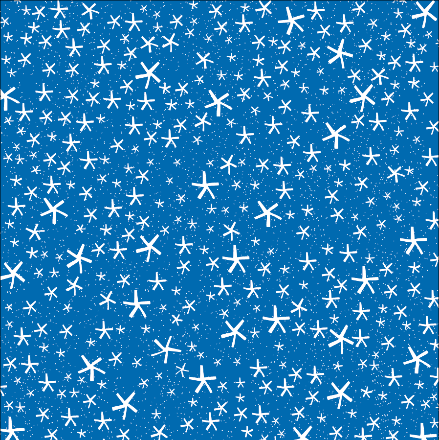 Royal Blue and White Flakes Rev Paper