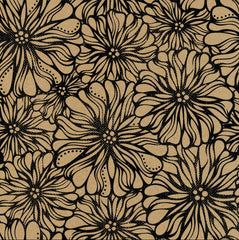 Printed Cardboard 12x12 Sheet - Flowers