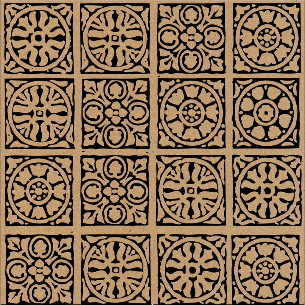 Screen Printed Cardboard
