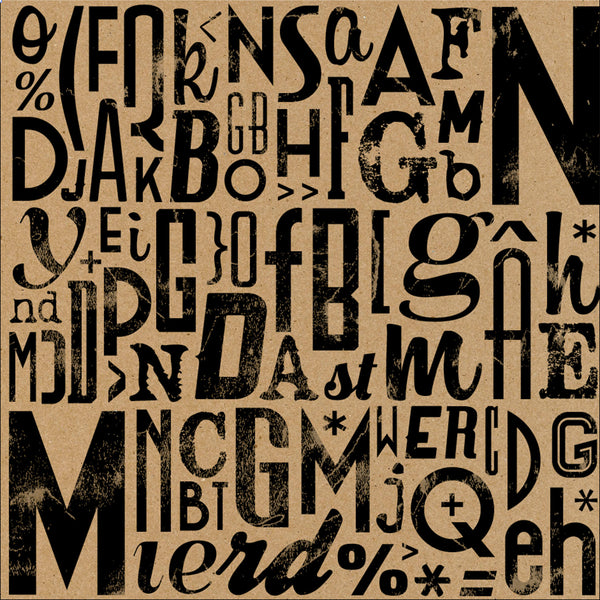 Printed Cardboard - Stamped Alpha – 1320LLC
