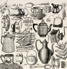 Printed Canvas Sheet - Beans & Bags