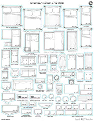 Furniture Stickers - Children's Bedroom & Nursery (Roomspacing)