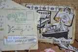 Fabric Postcard Canvas & Burlap Postcards (pack of 3)